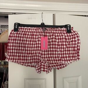 Edikted gingham bloomers shorts